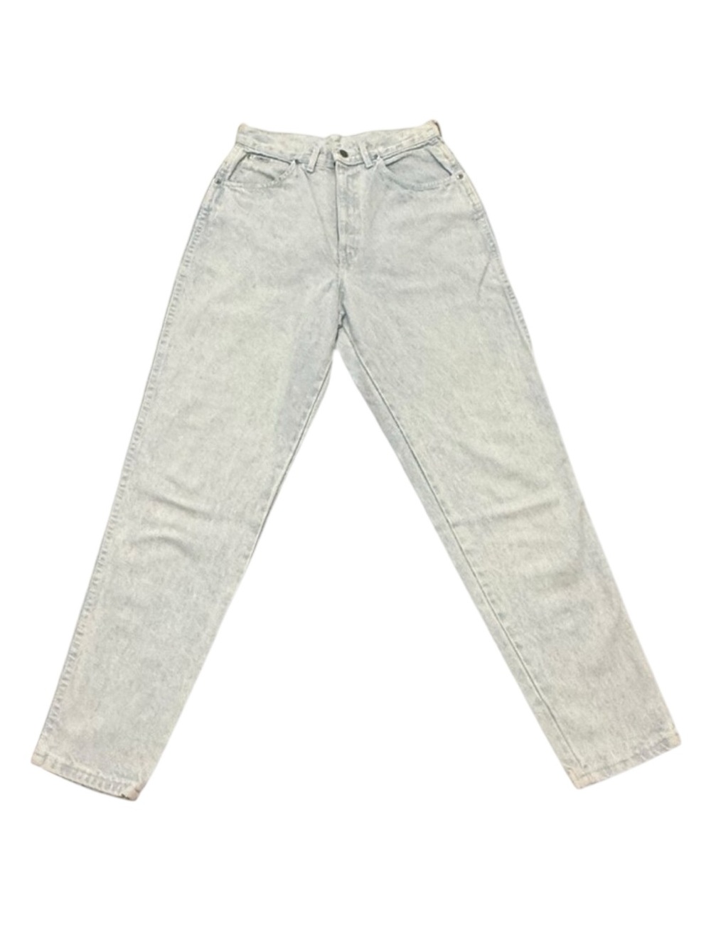 Vintage Women’s Chic High Waist Light Blue Jeans USA Made 28x30 (1990s)